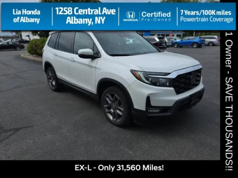 White 2023 Honda Passport EX-L for sale in Albany, NY