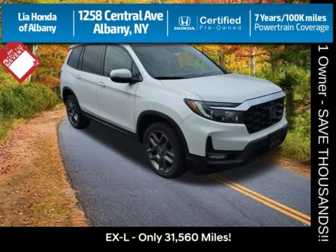 White 2023 Honda Passport EX-L for sale in Albany, NY