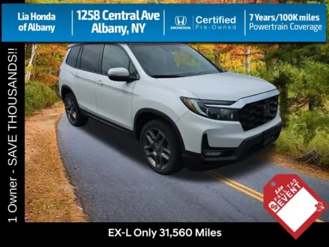 White 2023 Honda Passport EX-L for sale in Albany, NY