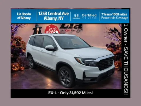 White 2023 Honda Passport EX-L for sale in Albany, NY