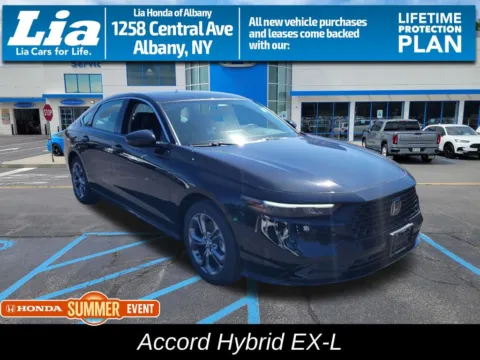 Black 2026 Honda Accord Hybrid EX-L for sale in Albany, NY