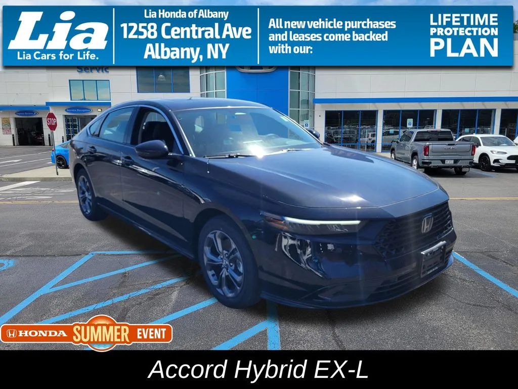 Black 2026 Honda Accord Hybrid EX-L for sale in Albany, NY