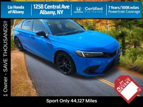Blue 2022 Honda Civic Sport for sale in Albany, NY