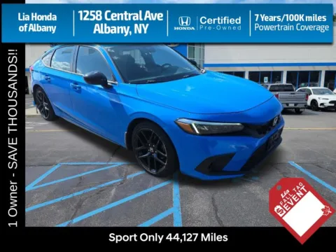 Blue 2022 Honda Civic Sport for sale in Albany, NY