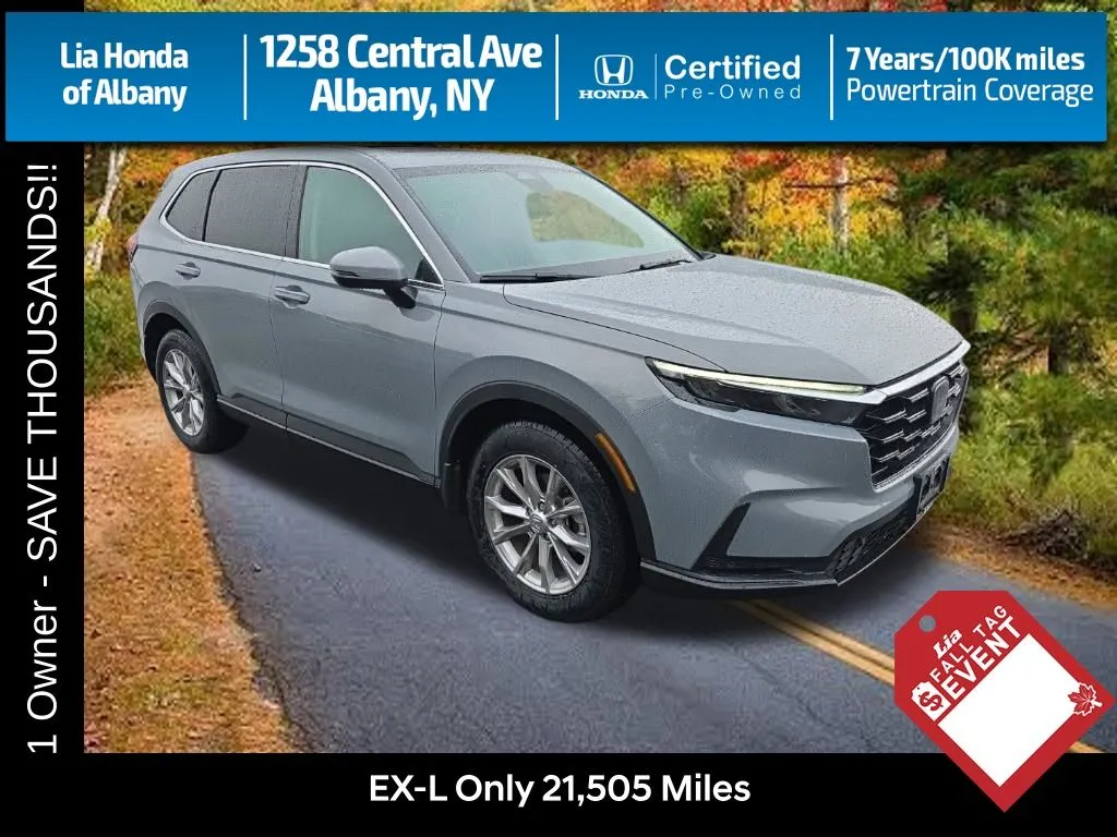 Silver 2024 Honda CR-V EX-L for sale in Albany, NY