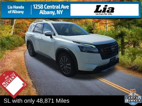 White 2023 Nissan Pathfinder SL for sale in Albany, NY