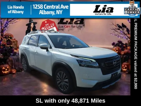 White 2023 Nissan Pathfinder SL for sale in Albany, NY