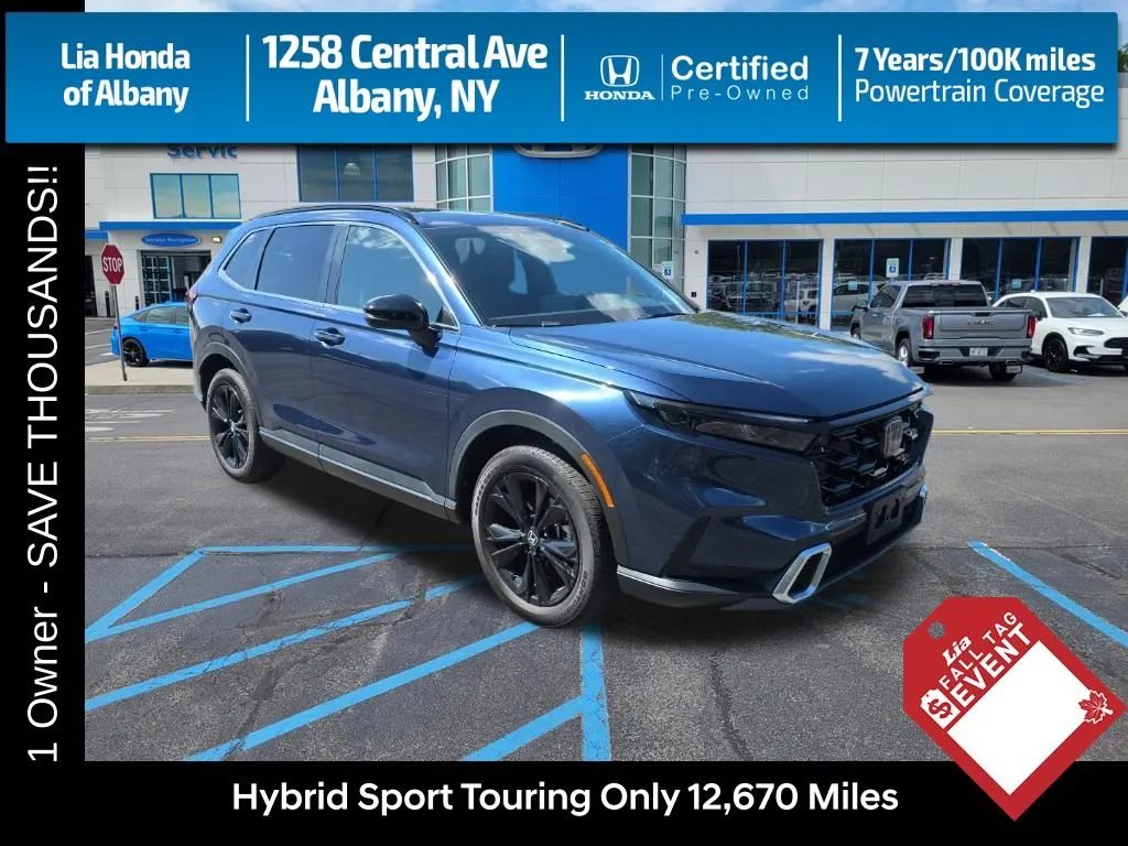 Blue 2024 Honda CR-V Hybrid Sport Touring for sale in Albany, NY