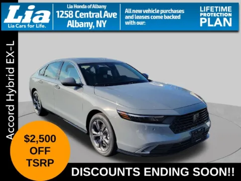 Gray 2026 Honda Accord Hybrid EX-L for sale in Albany, NY