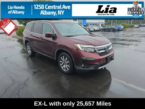 Red 2019 Honda Pilot EX-L for sale in Albany, NY