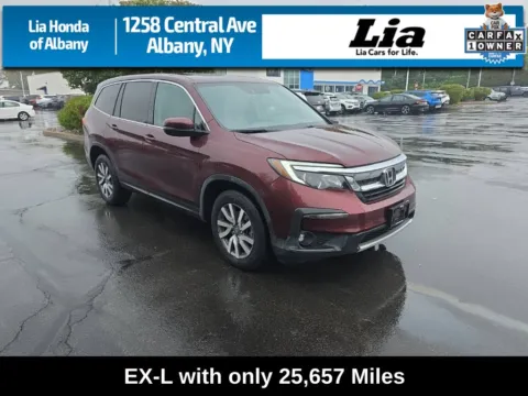 Red 2019 Honda Pilot EX-L for sale in Albany, NY