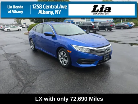 Blue 2018 Honda Civic LX for sale in Albany, NY