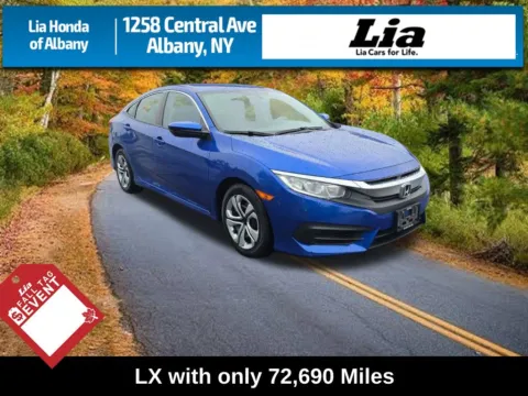 Blue 2018 Honda Civic LX for sale in Albany, NY