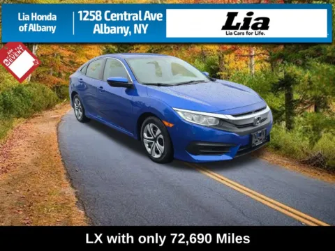 Blue 2018 Honda Civic LX for sale in Albany, NY
