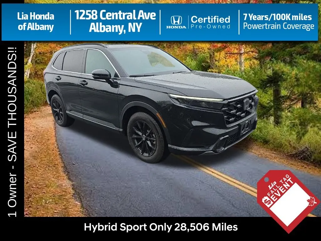 Black 2023 Honda CR-V Hybrid Sport for sale in Albany, NY