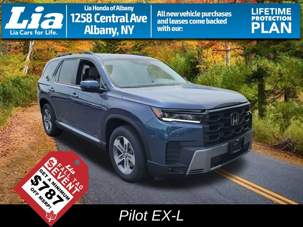 Blue 2026 Honda Pilot EX-L for sale in Albany, NY