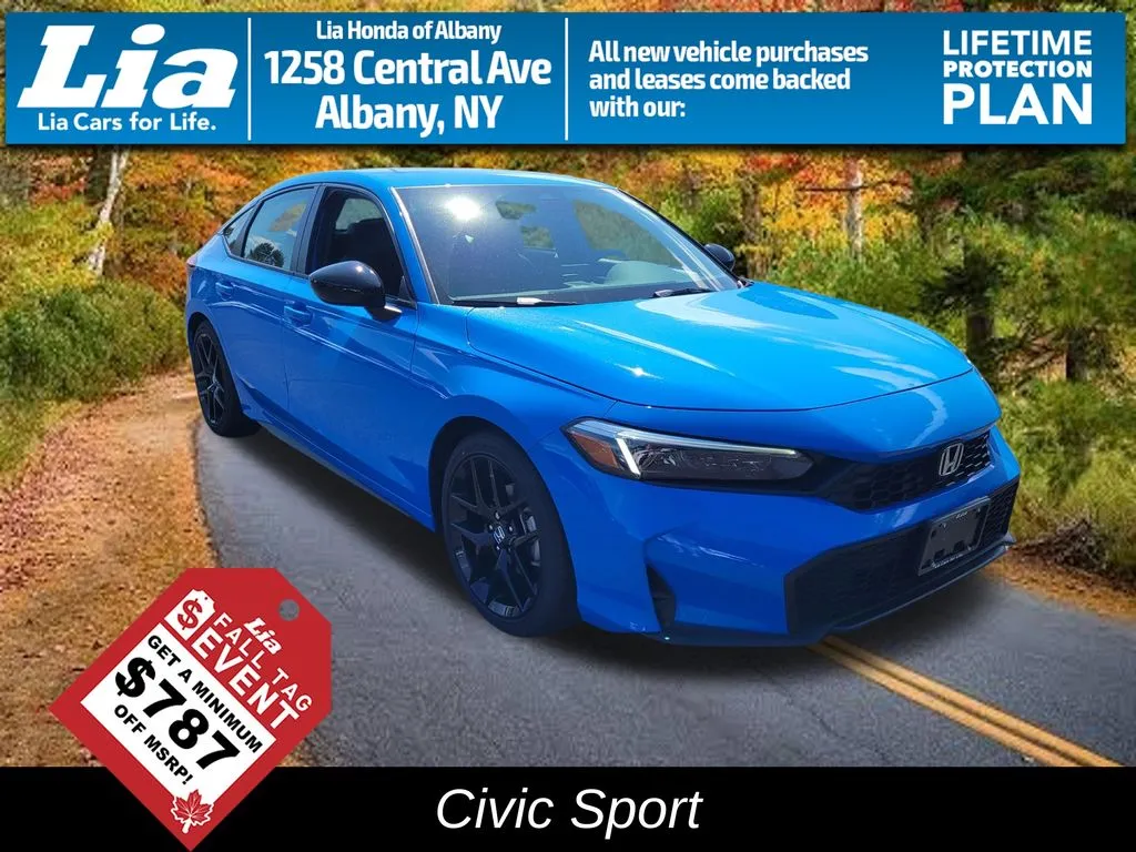 Blue 2026 Honda Civic Sport for sale in Albany, NY