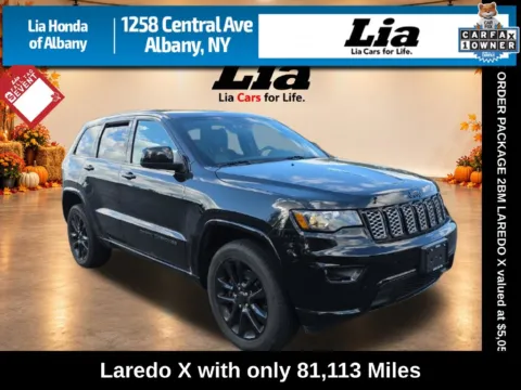 Black 2021 Jeep Grand Cherokee Laredo X for sale in Albany, NY