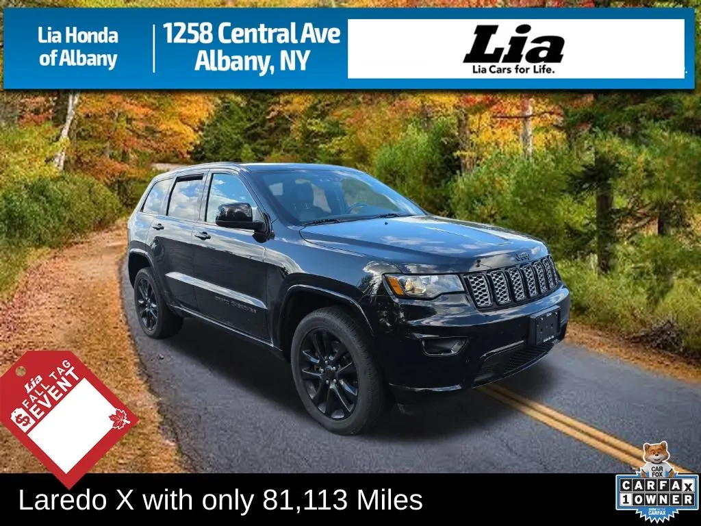 Black 2021 Jeep Grand Cherokee Laredo X for sale in Albany, NY