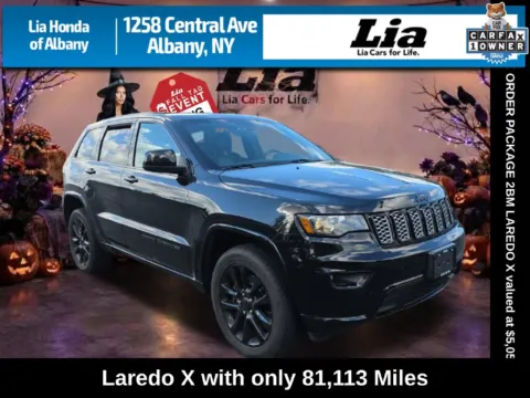 Black 2021 Jeep Grand Cherokee Laredo X for sale in Albany, NY