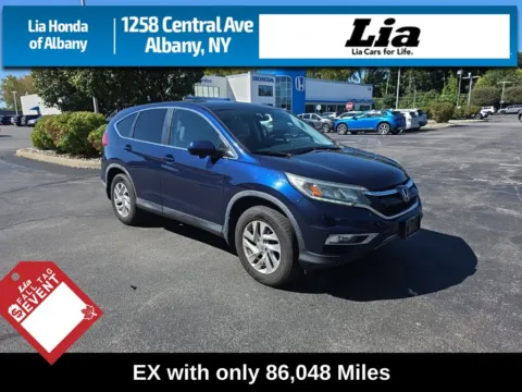 Black 2015 Honda CR-V EX for sale in Albany, NY