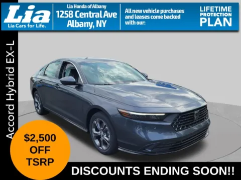 Gray 2026 Honda Accord Hybrid EX-L for sale in Albany, NY