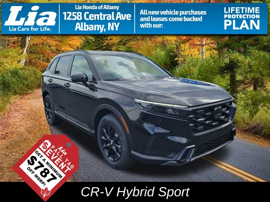 Black 2027 Honda CR-V Hybrid Sport for sale in Albany, NY