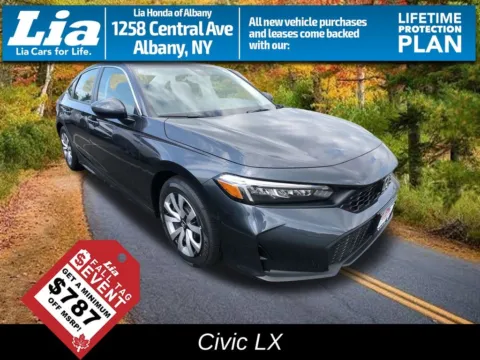 Gray 2026 Honda Civic LX for sale in Albany, NY