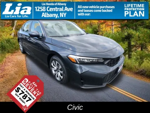 Gray 2026 Honda Civic LX for sale in Albany, NY