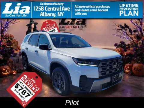 White 2026 Honda Pilot TrailSport for sale in Albany, NY