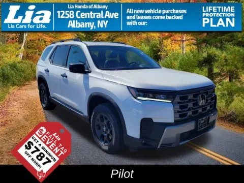 White 2026 Honda Pilot TrailSport for sale in Albany, NY