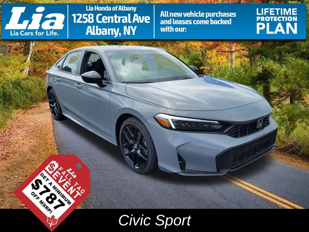 Gray 2026 Honda Civic Sport for sale in Albany, NY