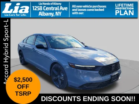 Gray 2026 Honda Accord Hybrid Sport-L for sale in Albany, NY