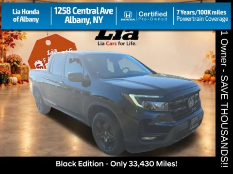 Blue 2024 Honda Ridgeline Black Edition for sale in Albany, NY