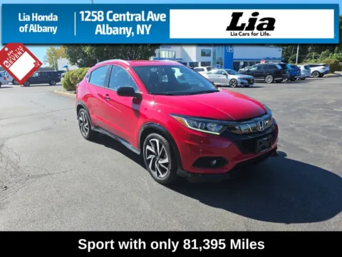 Red 2020 Honda HR-V Sport for sale in Albany, NY