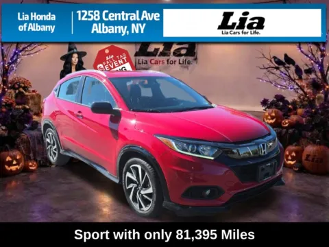 Red 2020 Honda HR-V Sport for sale in Albany, NY