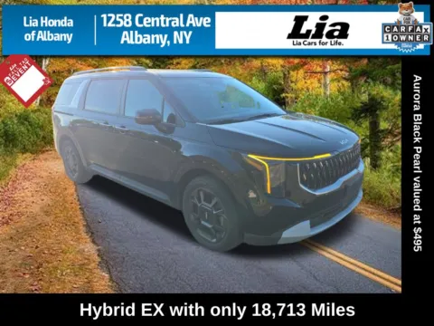Black 2025 Kia Carnival Hybrid EX for sale in Albany, NY