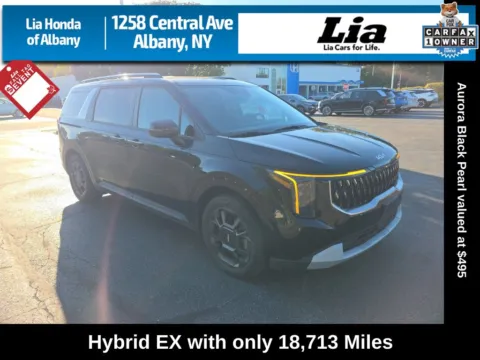 Black 2025 Kia Carnival Hybrid EX for sale in Albany, NY