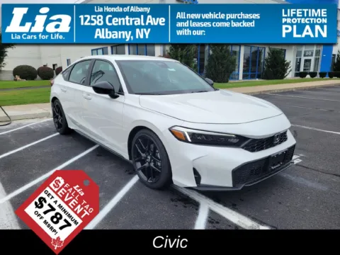 White 2026 Honda Civic Sport for sale in Albany, NY