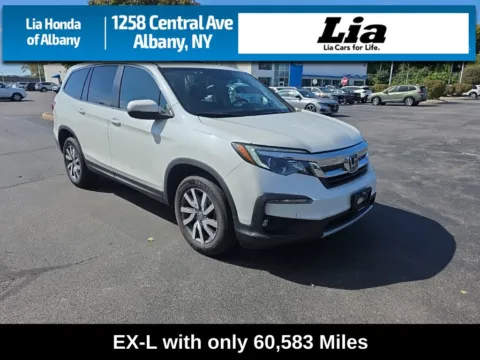 White 2021 Honda Pilot EX-L for sale in Albany, NY