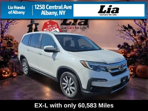 White 2021 Honda Pilot EX-L for sale in Albany, NY