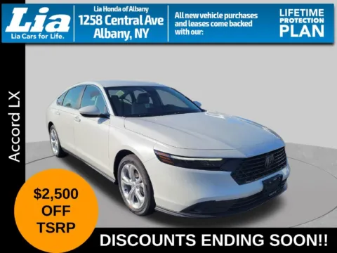 White 2026 Honda Accord LX for sale in Albany, NY