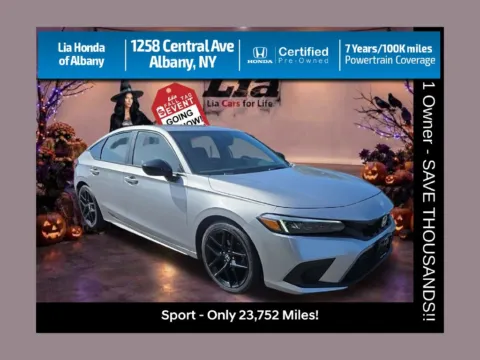Gray 2023 Honda Civic Sport for sale in Albany, NY