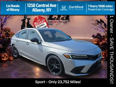 Gray 2023 Honda Civic Sport for sale in Albany, NY