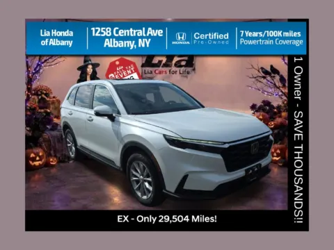 White 2024 Honda CR-V EX for sale in Albany, NY