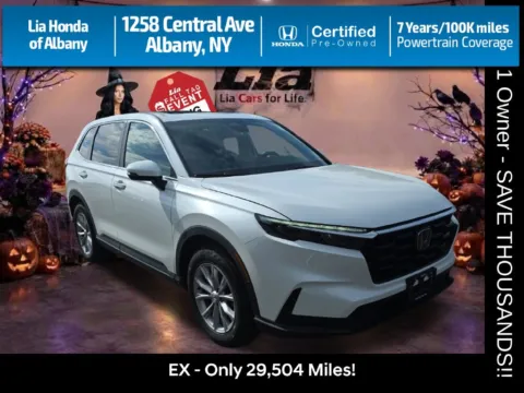 White 2024 Honda CR-V EX for sale in Albany, NY