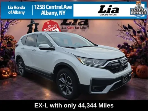 White 2020 Honda CR-V EX-L for sale in Albany, NY