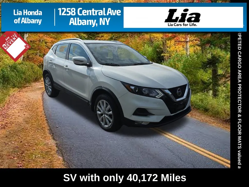 White 2021 Nissan Rogue Sport SV for sale in Albany, NY