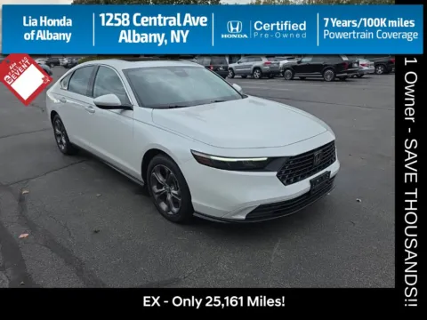 White 2024 Honda Accord EX for sale in Albany, NY