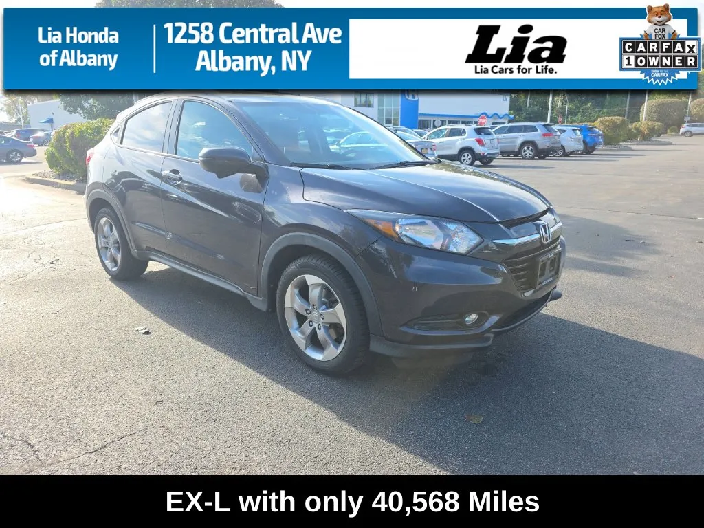 Gray 2016 Honda HR-V EX-L for sale in Albany, NY